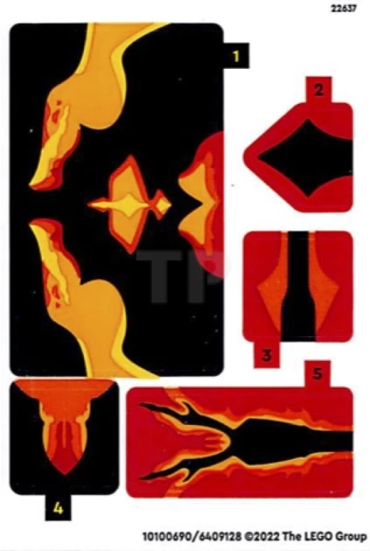 LEGO&reg; 6409128 - Sticker for Set 75574