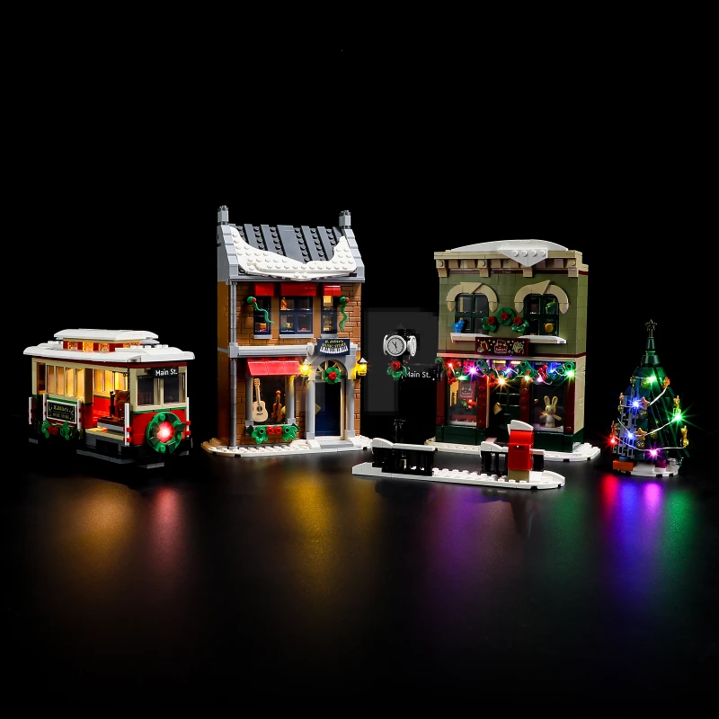 Light kit for LEGO® 10308 Holiday Main Street