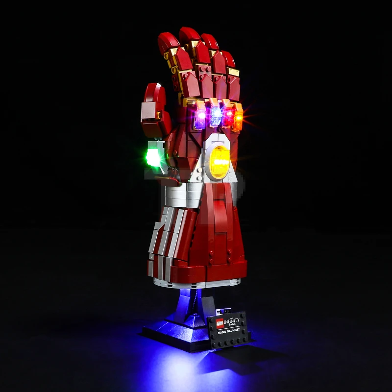 Light kit for LEGO® 76223 Nano Gauntlet