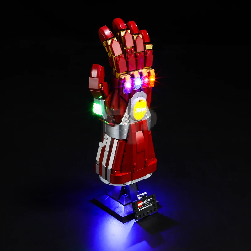 Light kit for LEGO® 76223 Nano Gauntlet