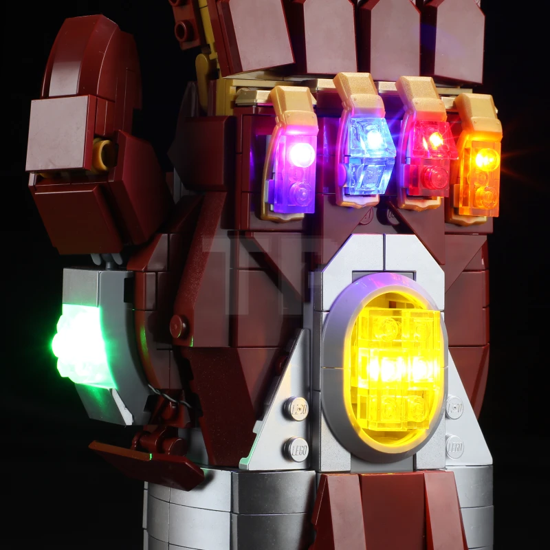 Light kit for LEGO® 76223 Nano Gauntlet