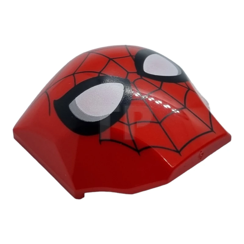 LEGO&reg; 6404122 - 85834pb03 - Large Figure Armor, Smooth with 2 x 2 Round Brick Attachment with Black Spider Web Spider-Man Mask Pattern