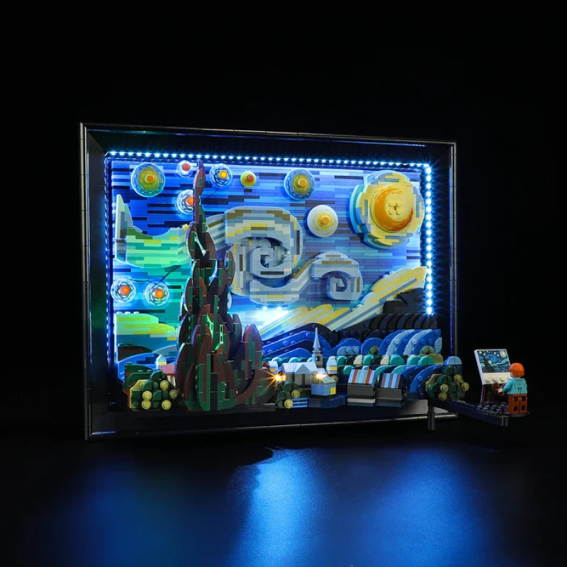 Kit d'éclairage pour LEGO® 21333 Vincent van Gogh - La nuit étoilée