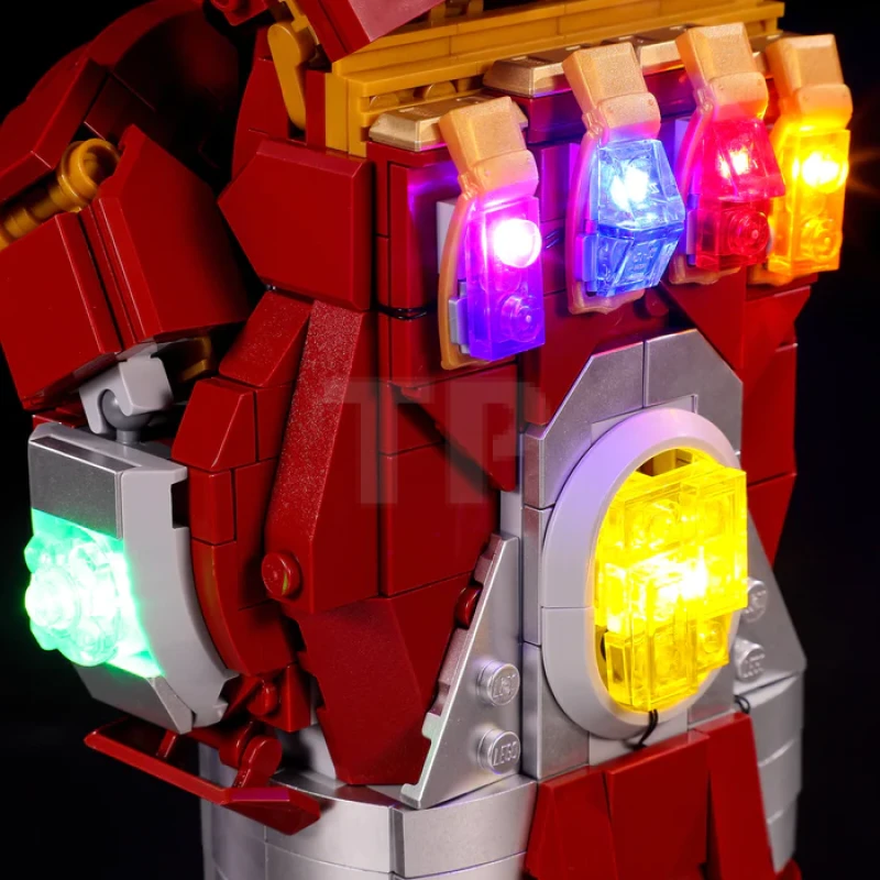 Light kit for LEGO® 76223 Nano Gauntlet