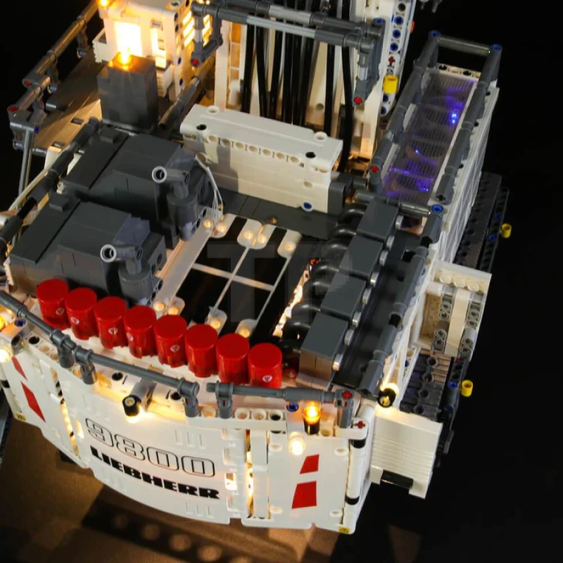 Light kit for LEGO® 42100 Liebherr R 9800 Excavator