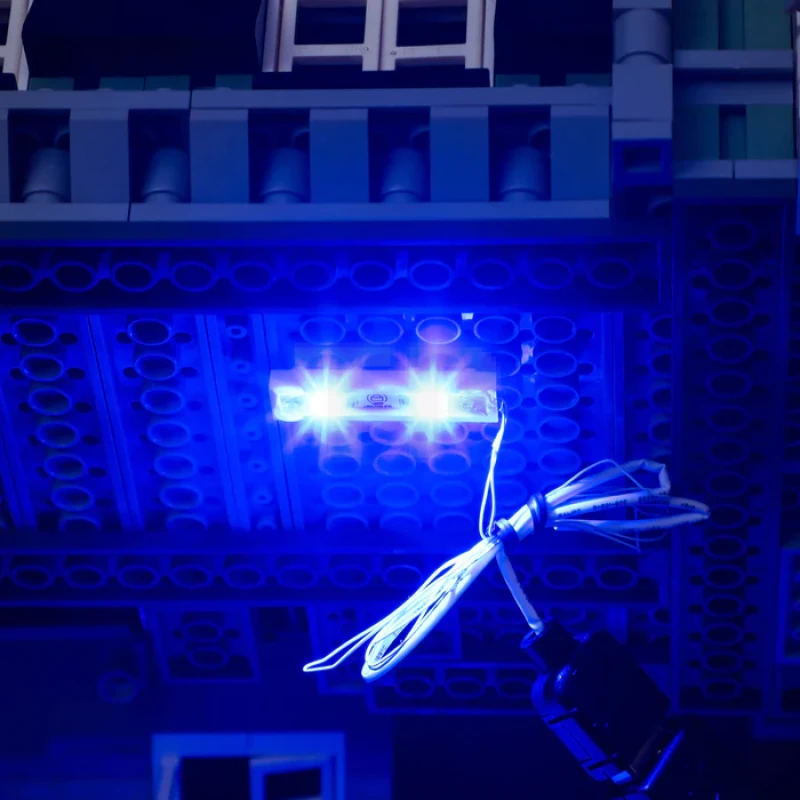 1×4 building Blocks LED Strip Lights Blue