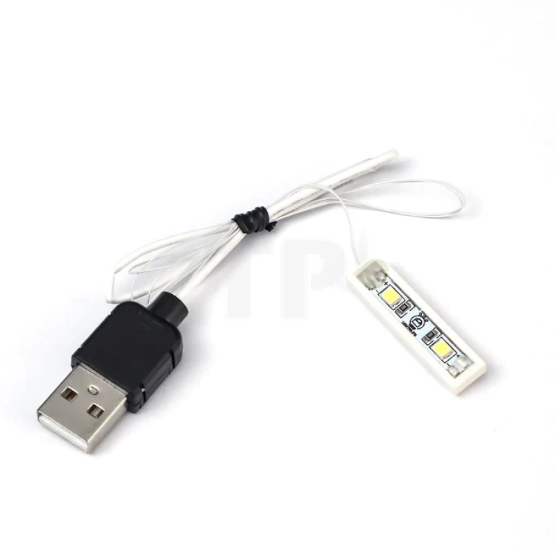 1×4 building Blocks LED Strip Lights Yellow