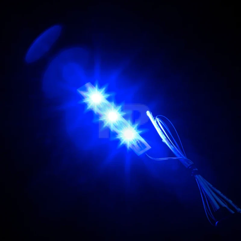 1×6 blocs de construction Bande lumineuse LED bleue