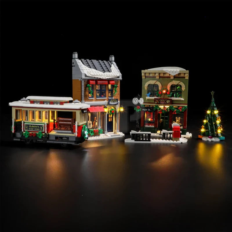 Light kit for LEGO® 10308 Holiday Main Street