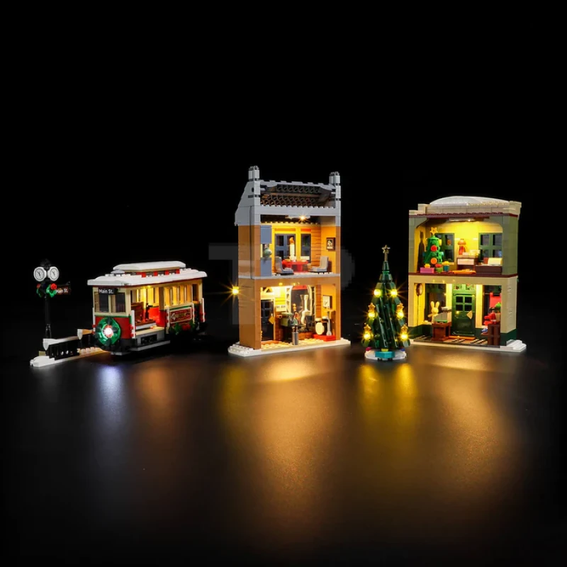Light kit for LEGO® 10308 Holiday Main Street