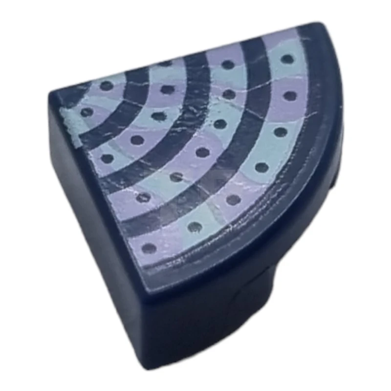 LEGO&reg; 6371548 - 25269pb025 - Fliese 1 x 1 Rundes Viertel mit Tentakelstreifen-Muster