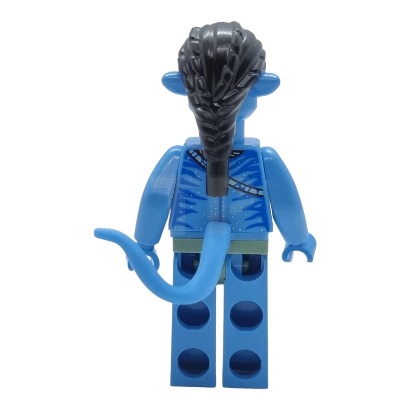 LEGO&reg; avt012 Neytiri - Collana di piume lime e magenta, fascia per capelli e sorriso a bocca aperta