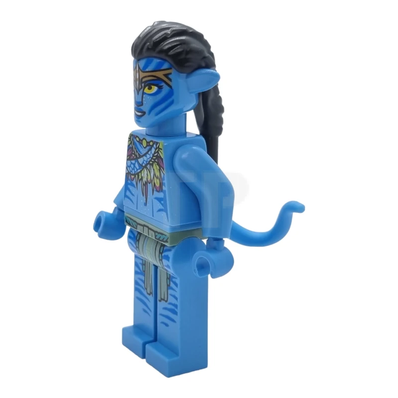 LEGO&reg; avt012 Neytiri - Collana di piume lime e magenta, fascia per capelli e sorriso a bocca aperta
