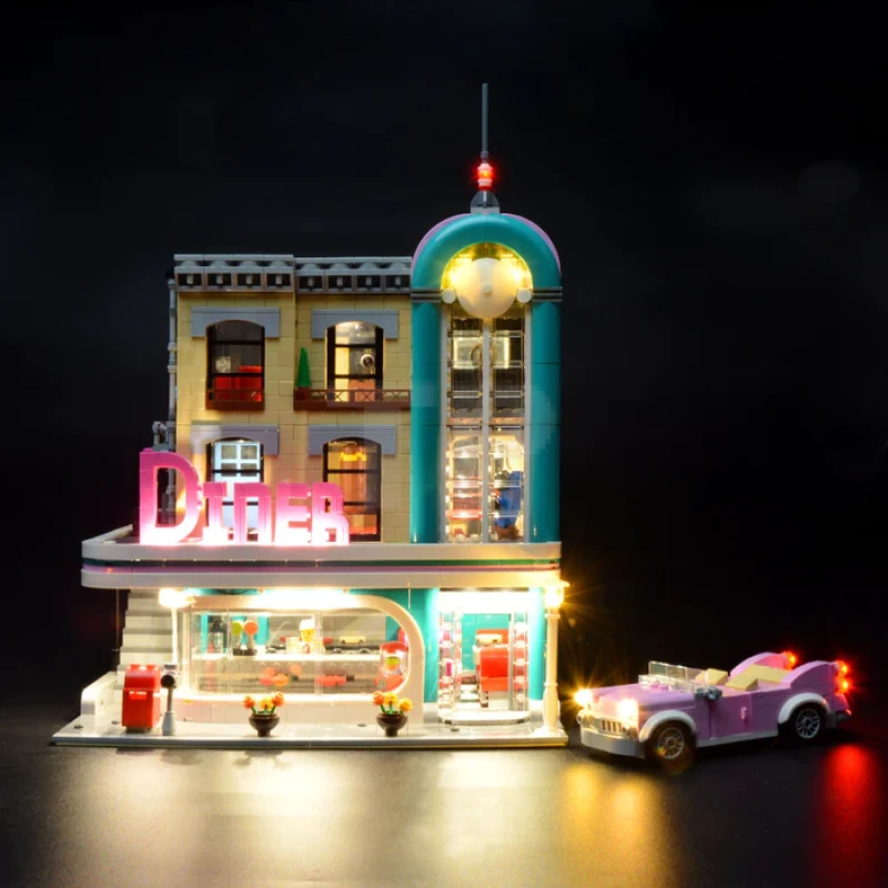Kit d'éclairage pour LEGO® 10260 Downtown Diner