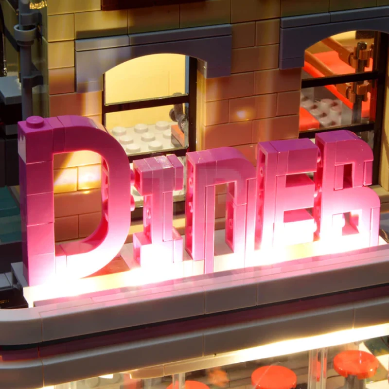 Kit d'éclairage pour LEGO® 10260 Downtown Diner