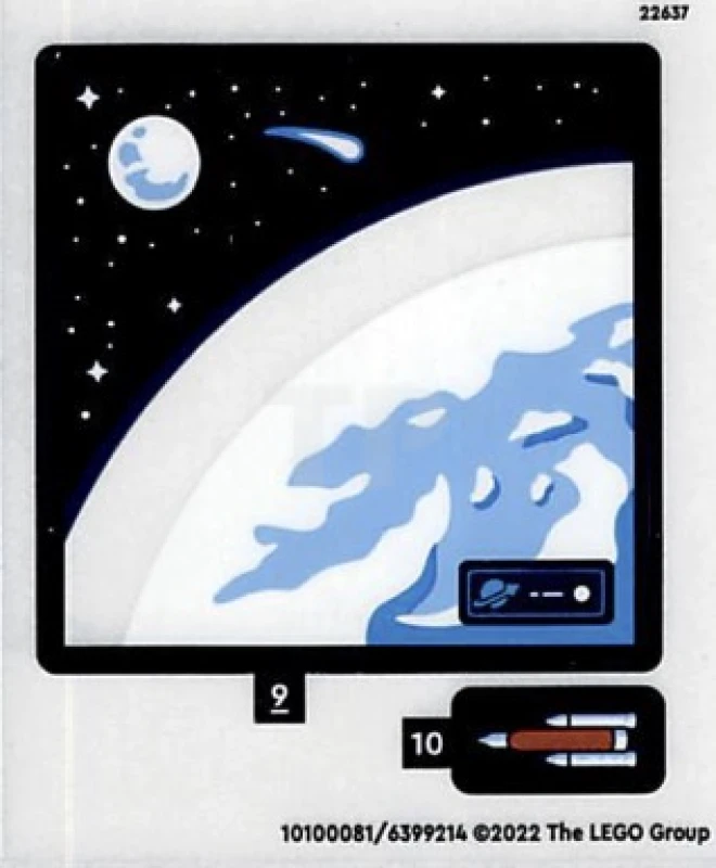 LEGO&reg; 6399214 - Autocollant pour l'ensemble 60351 - Feuille 2