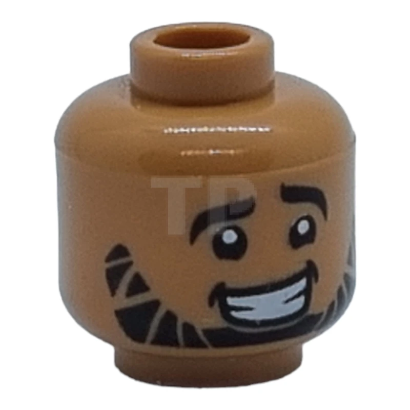 LEGO&reg; 6404029 - 3626cpb3158 - Minifig de cabeza con barba completa