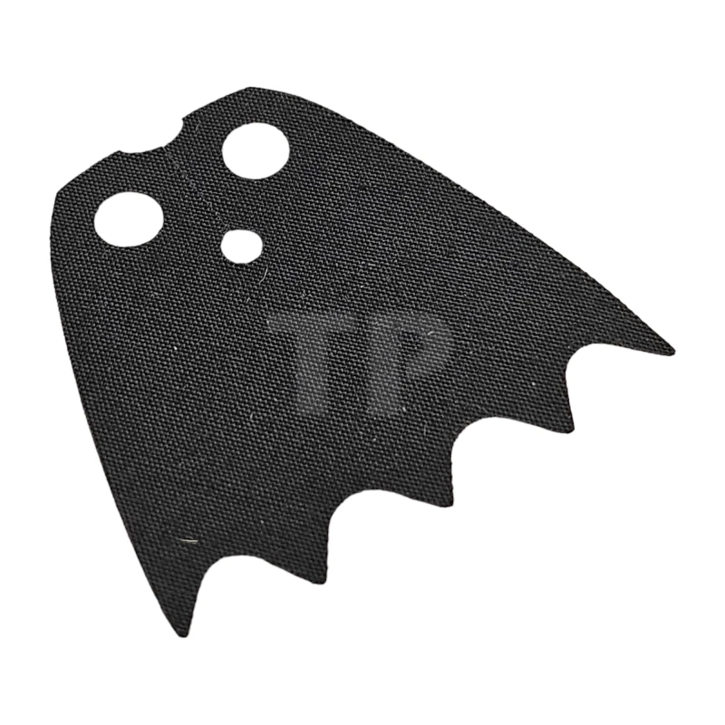 LEGO&reg; 56630 - 6482225 - Minifigure Cape Cloth with Top Holes and Scalloped 5 Points Bottom (Batman), Long, Circle Neck Cut - Traditional Starched Fabric