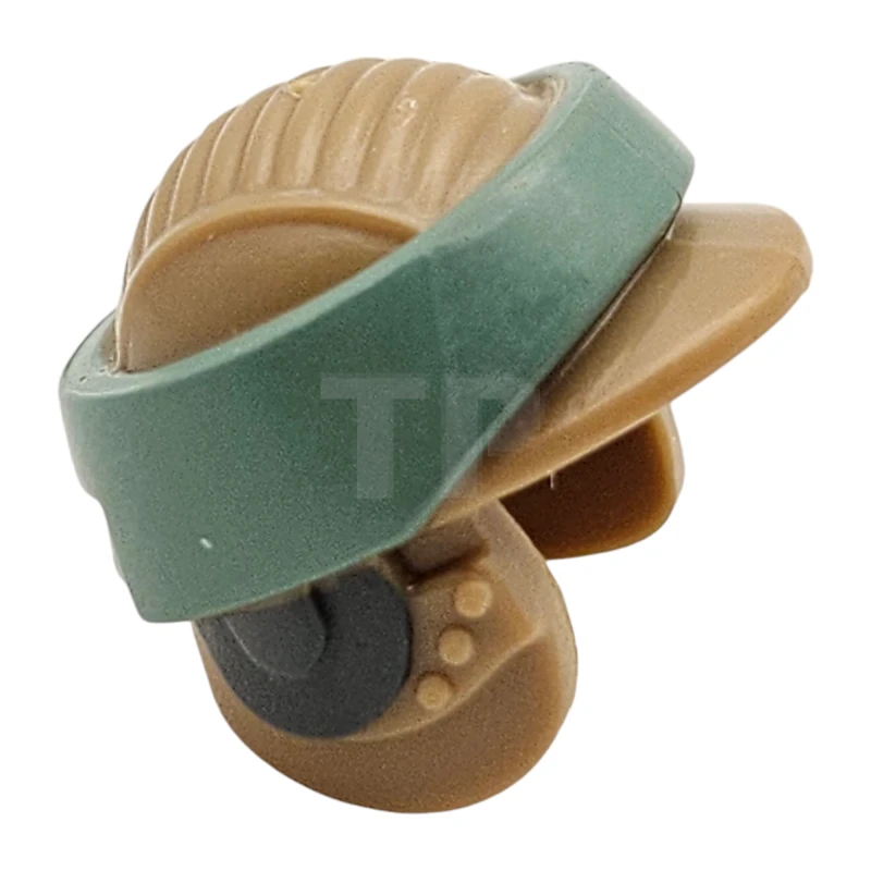 LEGO&reg; 6019788 - 64803pb01 - Minifigure, Headgear Helmet SW Rebel Commando with Sand Green Band Pattern