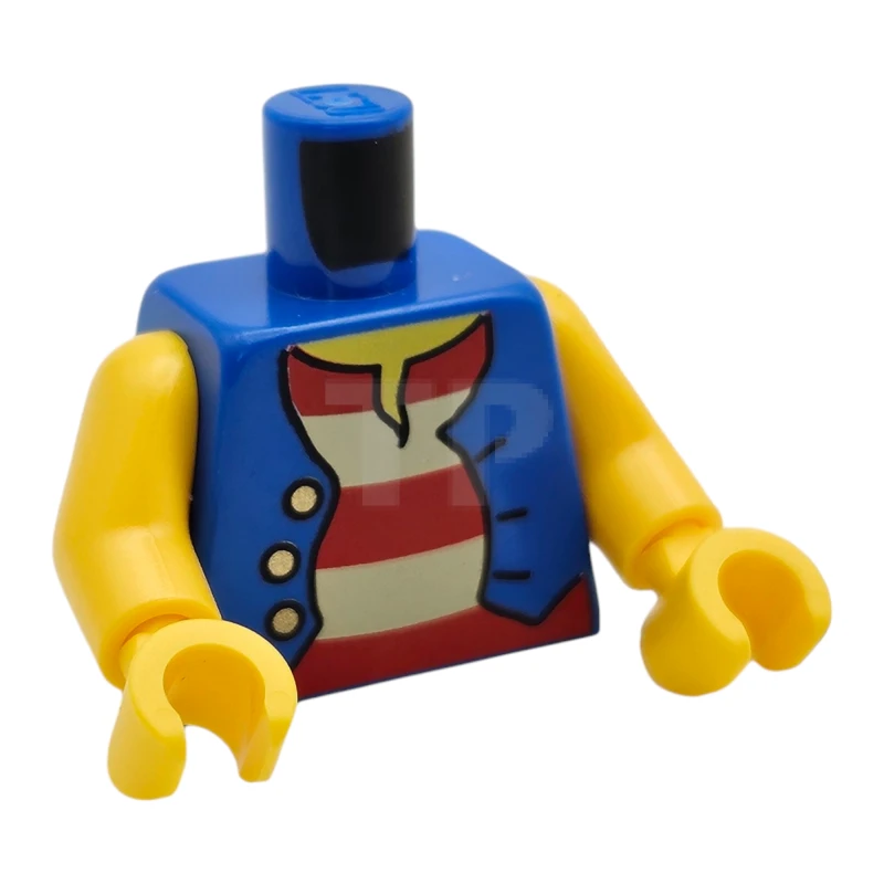 LEGO&reg; 6046991 - 973pb0525c01 - Torso (complete) with Pirate Vest Pattern