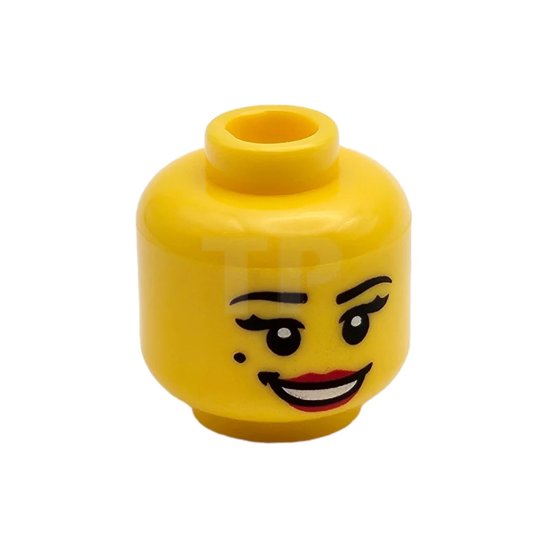 LEGO&reg; 4649941 - 3626bpb0658 - Head Minifig with Beauty Mark and Open Smile Pattern