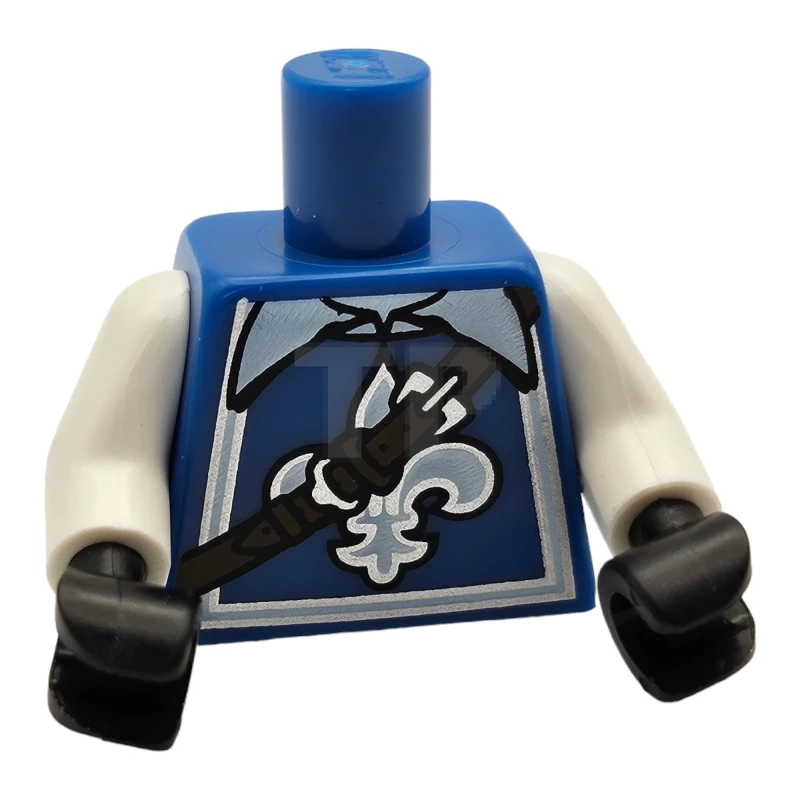 LEGO&reg; 6149533 - 973pb0840c01 - Torse (complet) avec surcot de château au motif de fleur de lys.