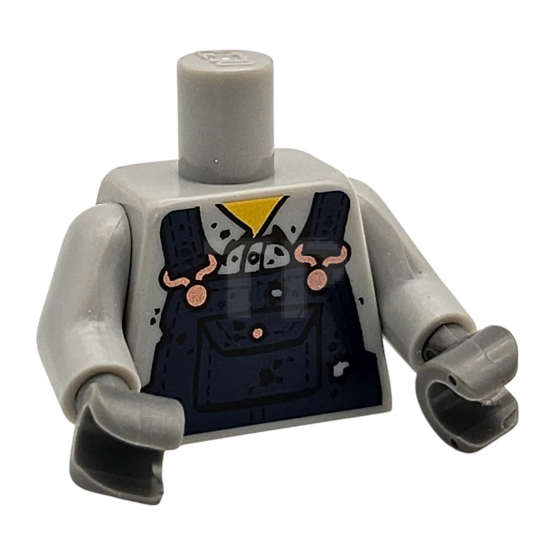 LEGO&reg; 6041672 - 973pb1500c01 - Torso (complete) with Overalls Pattern