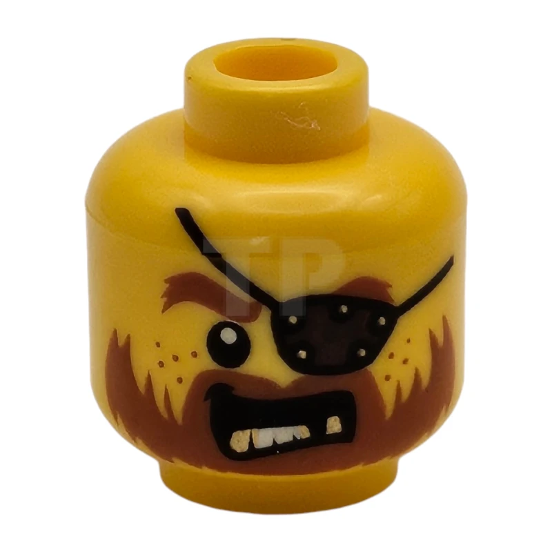 LEGO&reg; 6097174 - 3626cpb1304 - Head Minifig with Beard and Eye Patch Pattern