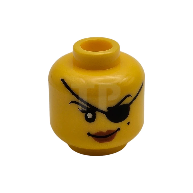 LEGO&reg; 6100032 - 3626cpb1334 - Tête de figurine avec motif de cache-œil.