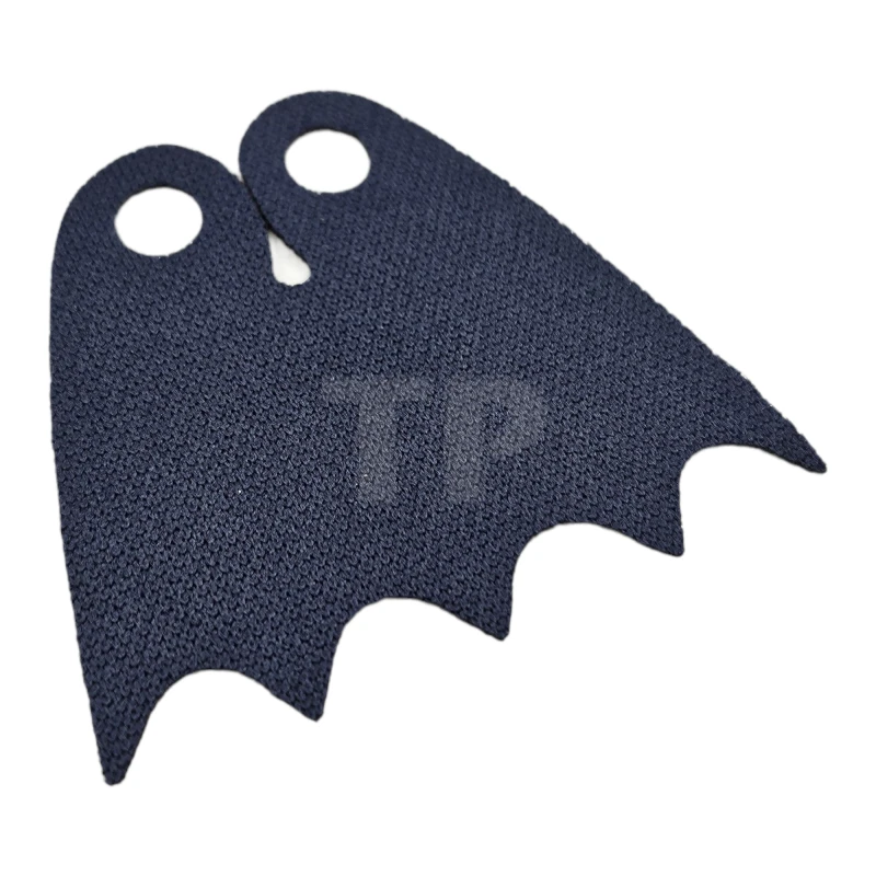 LEGO&reg; 6343521 - 19185 - Minifigure, Cape Cloth, Scalloped 5 Points (Batman) - Spongy Stretchable Fabric