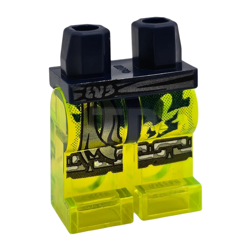 LEGO&reg; 6125992 - 970c16pb04 - Benen Minifiguur met sjerp en ketting Kniebanden Patroon