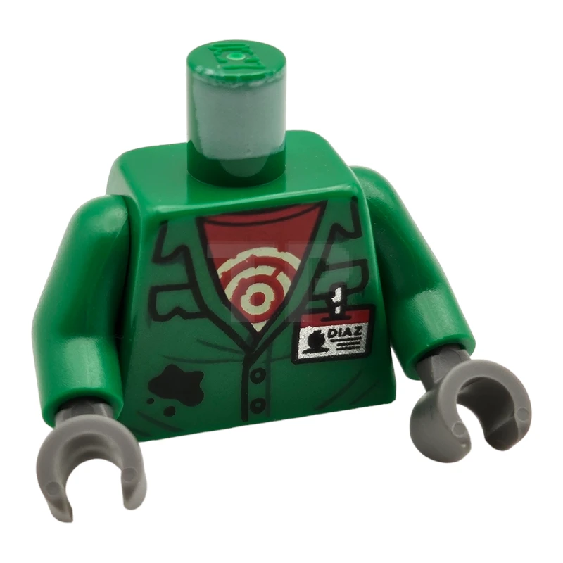 LEGO&reg; 6271199 - 973pb3622c01 - Torso (complete) with Coveralls Pattern