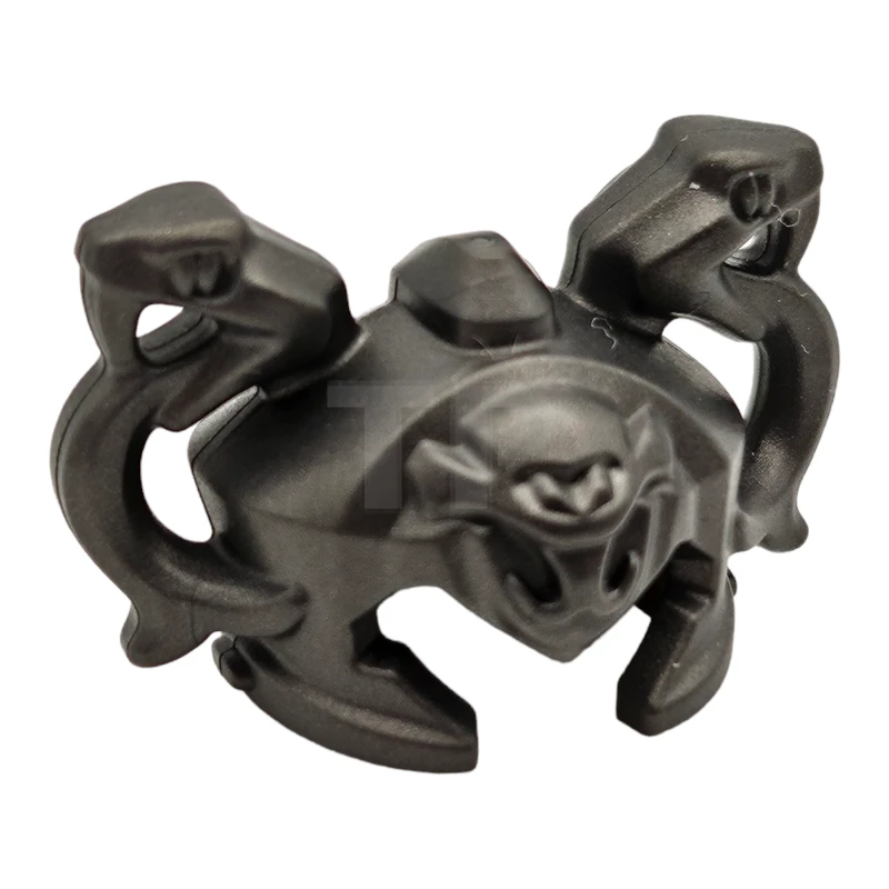 LEGO&reg; 6164651 - 24586 - Minifigure, Headgear Helmet Ninjago with Cheek Protection and 2 Snakes wth Fangs