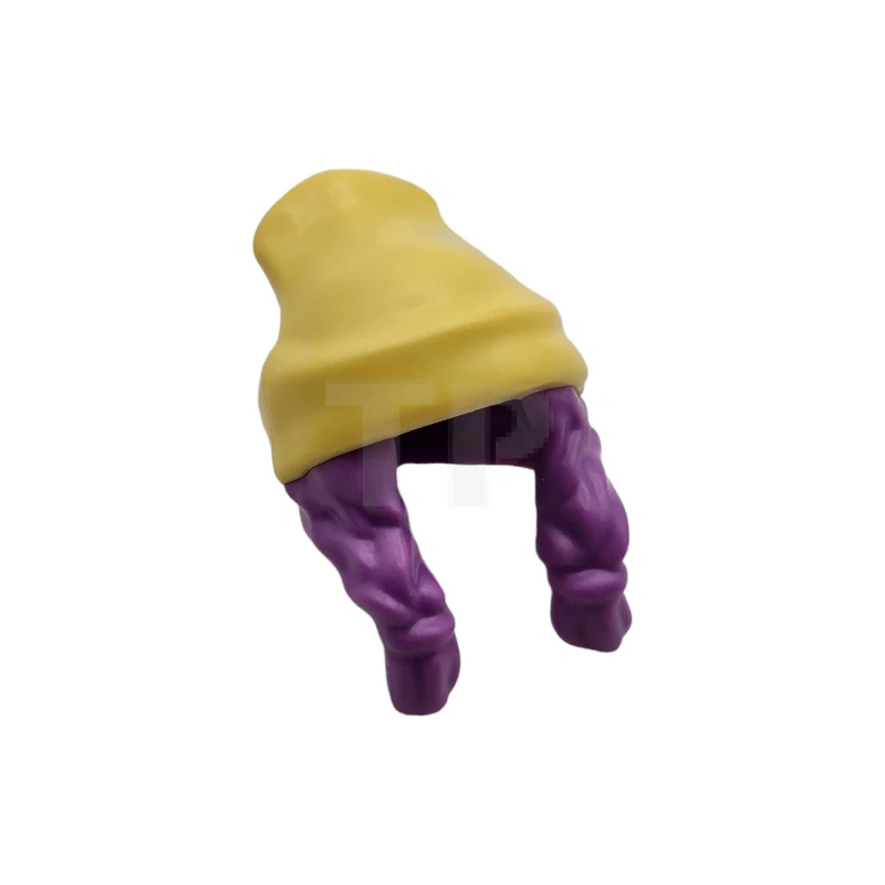 LEGO&reg; 6275130 - 52686pb01 - Headgear Minifig, Beanie with Braids over Shoulders