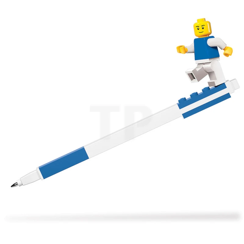 Stylo Gel avec Minifigure - Bleu