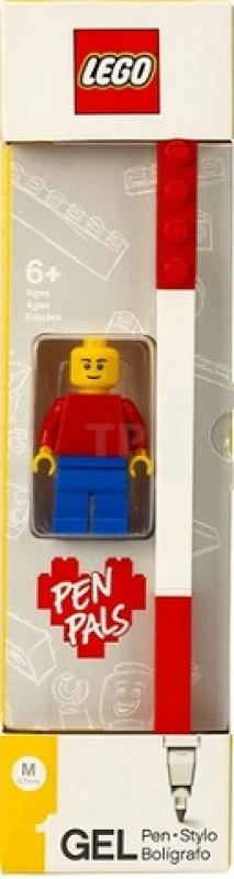 Gel Pen with Minifigure - Red