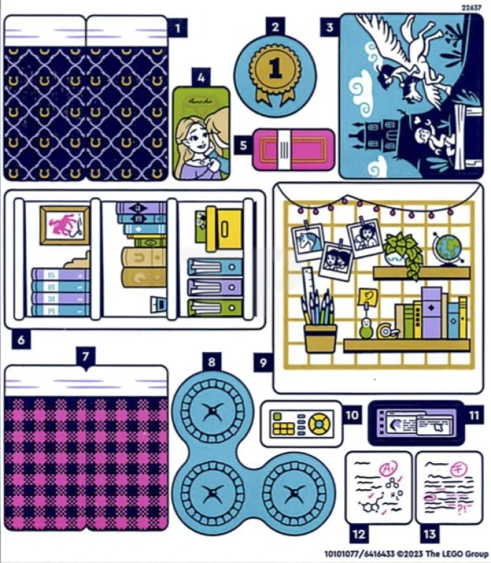 LEGO&reg; 6416433 - Sticker for Set 41740