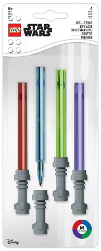 LEGO Star Wars lichtsabels gelpen - 4 stuks