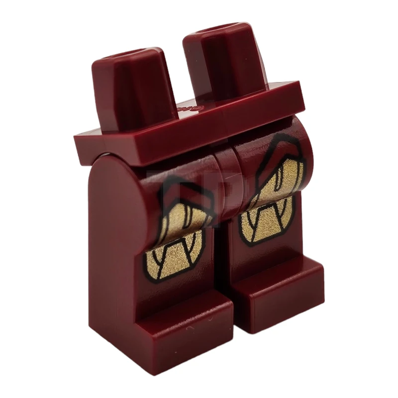 LEGO&reg; 6023546 - 970c00pb0154 - Legs Minifig with Knee Plates Pattern (Iron Man)