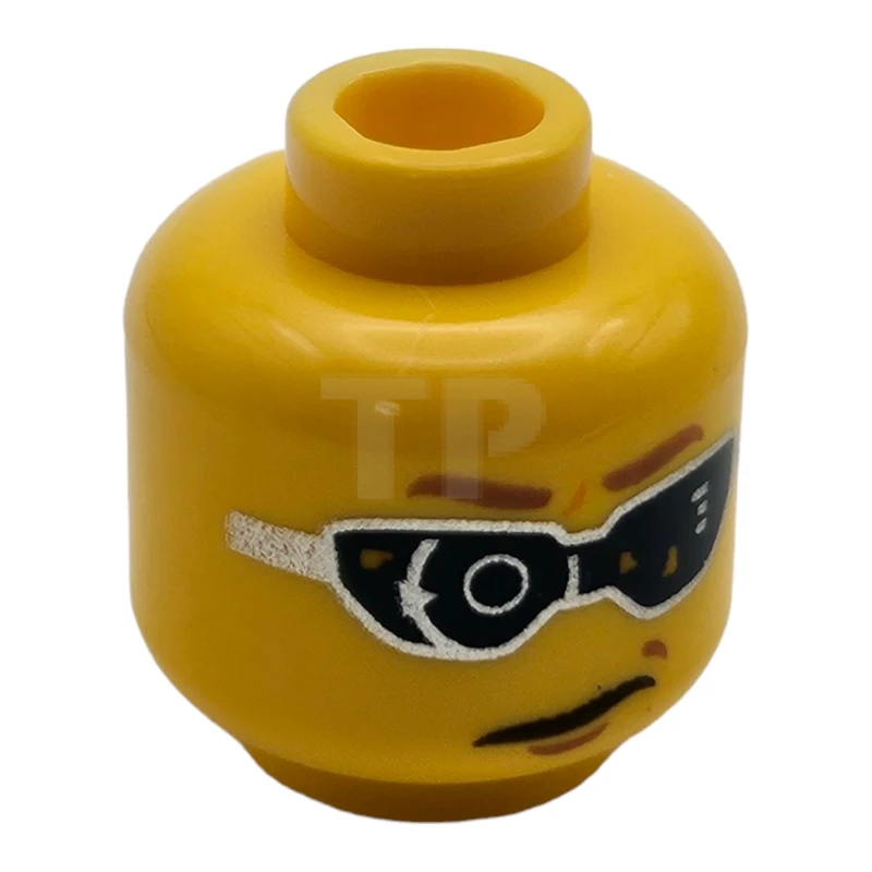 LEGO&reg; 6102544 - 3626cpb1316 - Head Minifig with Glasses Pattern