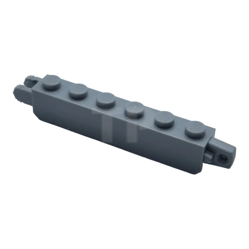 LEGO&reg; 6418390 - 30388 - Hinge Brick 1 x 6 Locking with 1 Finger Vertical End and 2 Fingers Vertical End, 7 Teeth