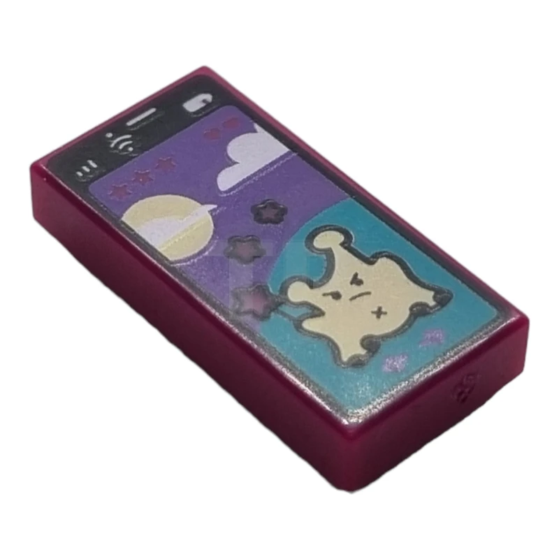 LEGO&reg; 6416593 - 3069pb1067 - Tile 1 x 2 with Game on Smartphone