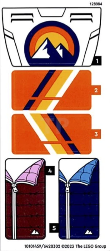 LEGO&reg; 6420302 - Sticker for Set 60387