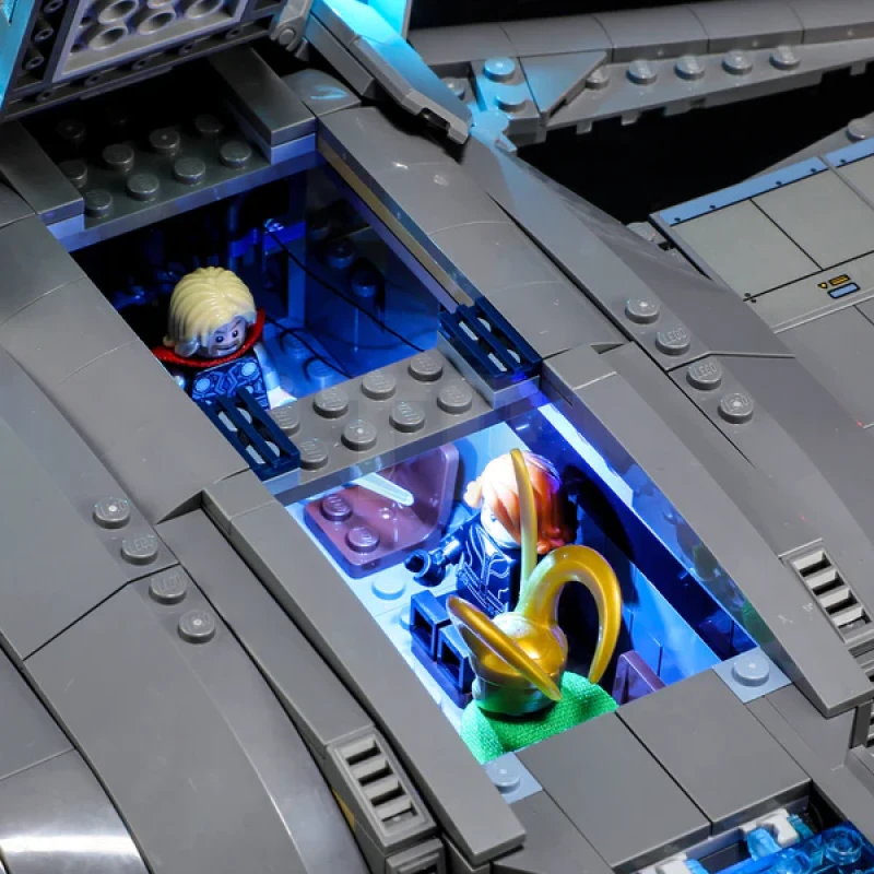 Light kit for LEGO® 76248 The Avengers Quinjet