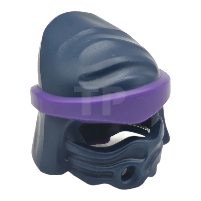 LEGO&reg; 6114929 - 20568pb01 - Minifigure, Headgear Ninjago Wrap Peaked Head with Dark Purple Wrap and Knot Pattern