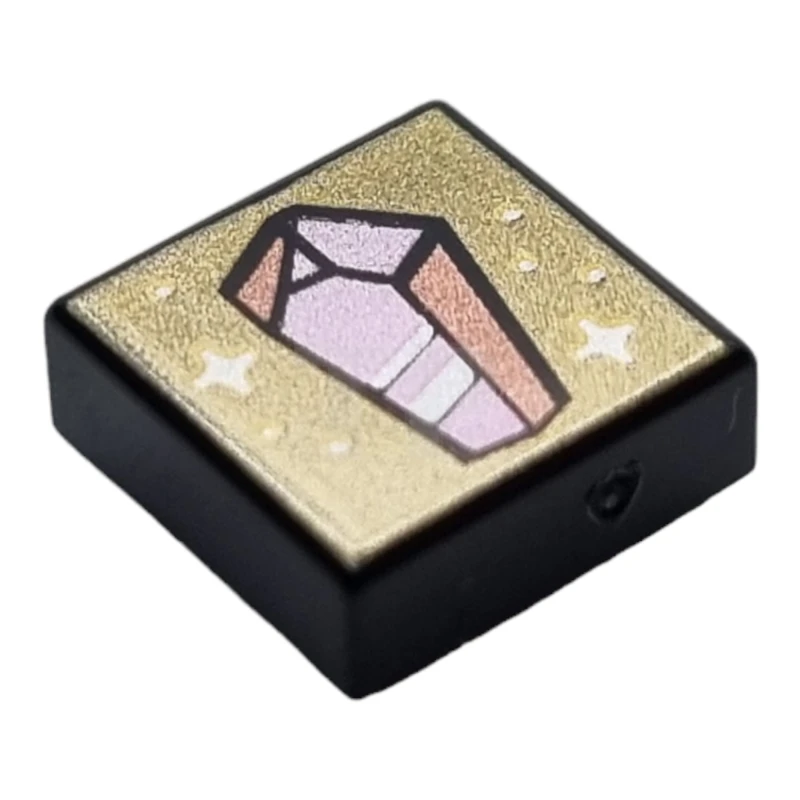 LEGO&reg; 6421304 - 3070pb275 - Tile 1 x 1 with Crystal Pattern