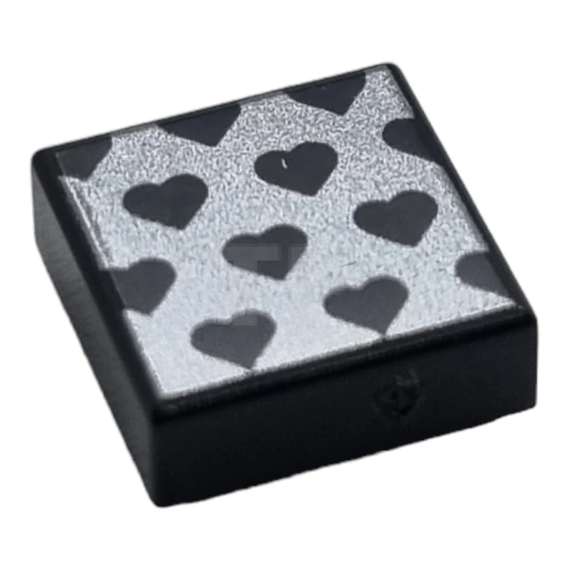 LEGO&reg;  - 3070pb274 - Fliese 1 x 1 mit Herzchen-Muster