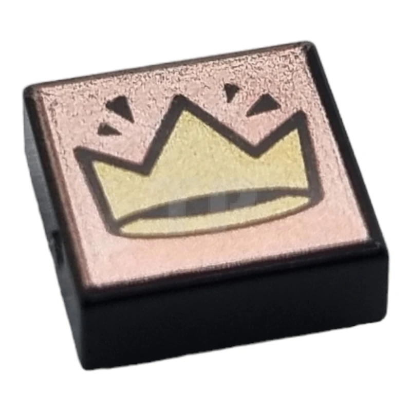 LEGO&reg;  - 3070pb276 - Fliese 1 x 1 mit Kronenmuster