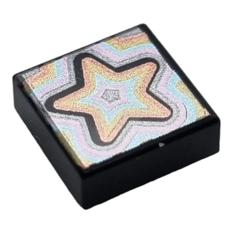 LEGO&reg;  - 3070pb279 - Carreau 1 x 1 avec motif étoilé