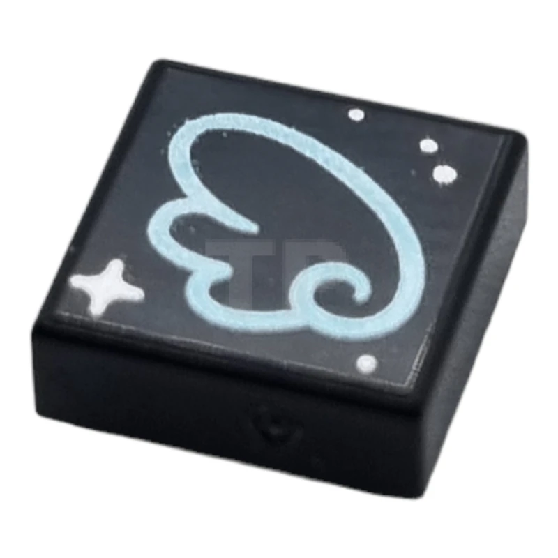 LEGO&reg;  - 3070pb282 - Fliese 1 x 1 mit Flügelumriss-Muster